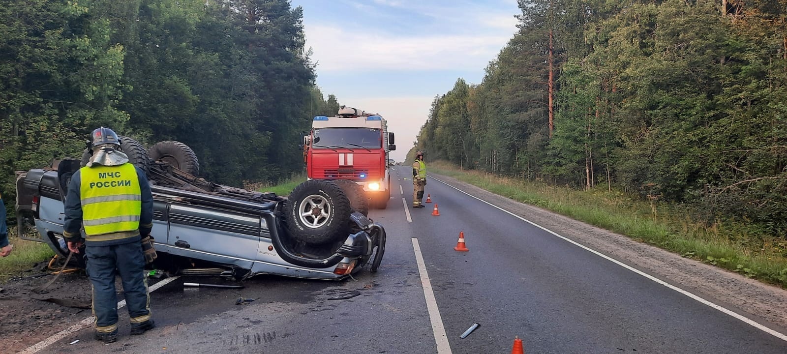 Пожарные СПСЧ им. В.М. Петрова привлекались к ликвидации последствий ДТП в  Приморском районе - Новости - Главное управление МЧС России по Архангельской  области